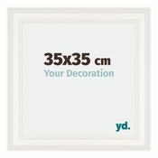 Londen Legna Cornice 35x35cm Bianco Davanti Dimensione | Yourdecoration.it