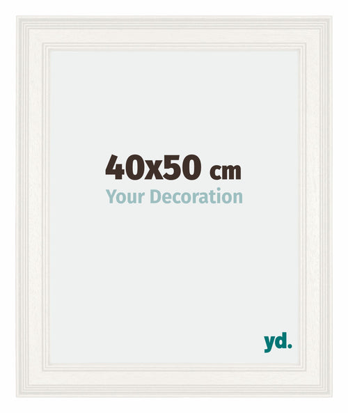 Londen Legna Cornice 40x50cm Bianco Davanti Dimensione | Yourdecoration.it