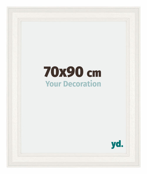 Londen Legna Cornice 70x90cm Bianco Davanti Dimensione | Yourdecoration.it