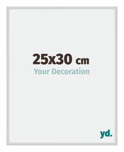 Miami Alluminio Cornice 25x30cm Argento Opaco Davanti Dimensione | Yourdecoration.it