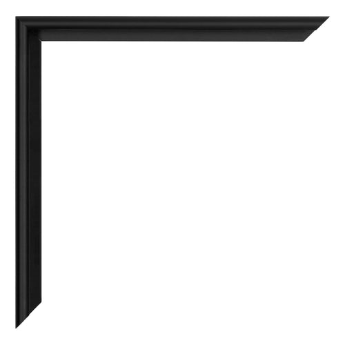 Miami Alluminio Cornice 29 7x42cm A3 Nero Lucido Dettaglio Angolo | Yourdecoration.it