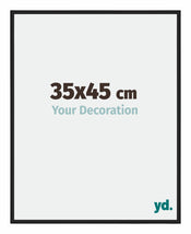 Miami Alluminio Cornice 35x45cm Nero Lucido Davanti Dimensione | Yourdecoration.it