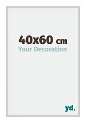 Miami Alluminio Cornice 40x60cm Argento Opaco Davanti Dimensione | Yourdecoration.it