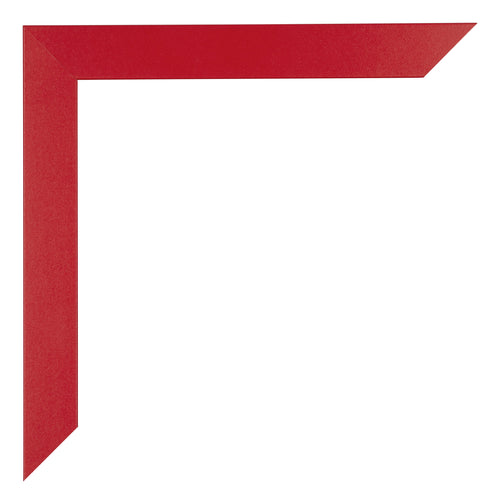 Mura MDF Cornice 18x24cm Rosso Dettaglio Angolo | Yourdecoration.it