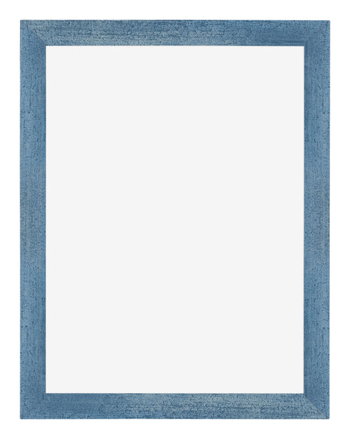 Mura MDF Cornice 18x24cm Blu Acceso Spazzato Davanti | Yourdecoration.it