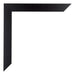 Mura MDF Cornice 18x24cm Nero Opaco Dettaglio Angolo | Yourdecoration.it