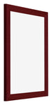 Mura MDF Cornice 18x24cm Vino Rosso Spazzato Davanti Obliquo | Yourdecoration.it