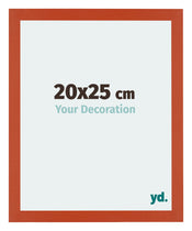 Mura MDF Cornice 20x25cm Arancione Davanti Dimensione | Yourdecoration.it