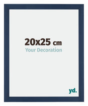 Mura MDF Cornice 20x25cm Blu Scuro Spazzato Davanti Dimensione | Yourdecoration.it