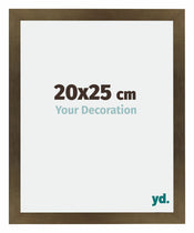 Mura MDF Cornice 20x25cm Bronzo Decorativo Davanti Dimensione | Yourdecoration.it