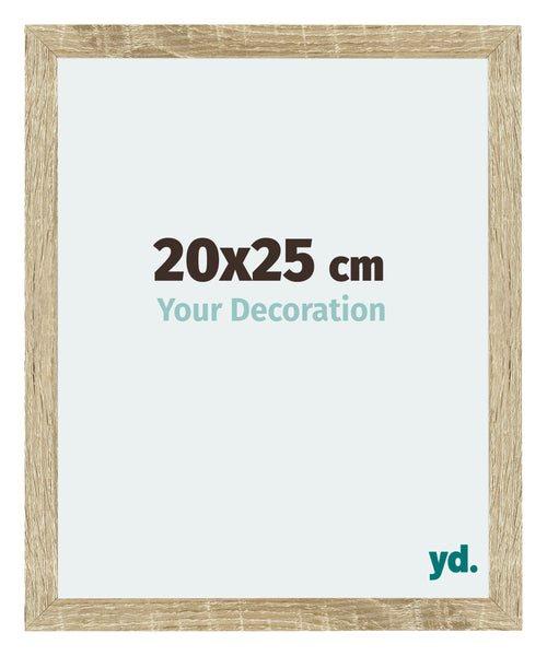 Mura MDF Cornice 20x25cm Rovere Davanti Dimensione | Yourdecoration.it