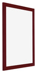 Mura MDF Cornice 20x25cm Vino Rosso Spazzato Davanti Obliquo | Yourdecoration.it