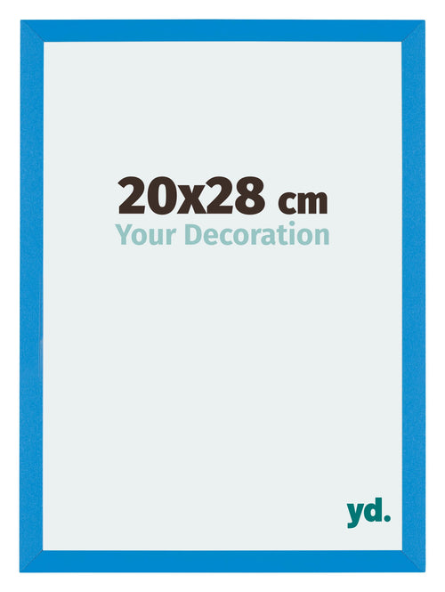 Mura MDF Cornice 20x28cm Blu Acceso Davanti Dimensione | Yourdecoration.it