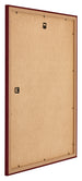 Mura MDF Cornice 20x28cm Vino Rosso Spazzato Retro Obliquo | Yourdecoration.it