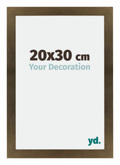 Mura MDF Cornice 20x30cm Bronzo Decorativo Davanti Dimensione | Yourdecoration.it