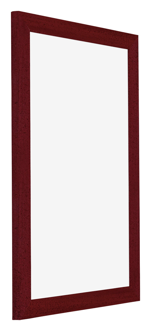 Mura MDF Cornice 20x30cm Vino Rosso Spazzato Davanti Obliquo | Yourdecoration.it