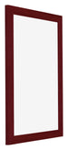 Mura MDF Cornice 20x30cm Vino Rosso Spazzato Davanti Obliquo | Yourdecoration.it