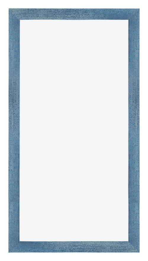 Mura MDF Cornice 20x40cm Blu Acceso Spazzato Davanti | Yourdecoration.it