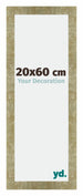 Mura MDF Cornice 20x60cmcm Oro Antico Davanti Dimensione | Yourdecoration.it