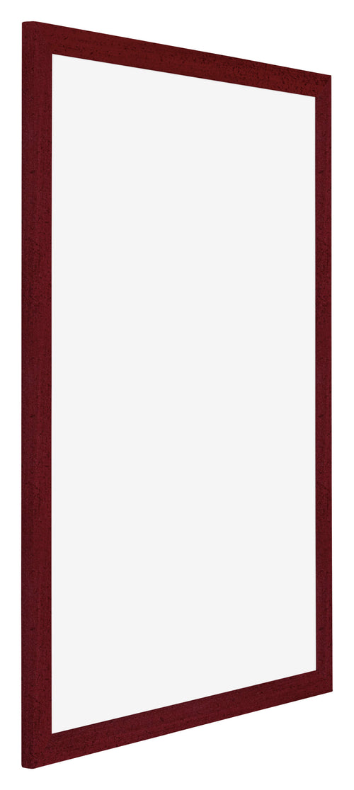 Mura MDF Cornice 21x29 7cm Vino Rosso Spazzato Davanti Obliquo | Yourdecoration.it