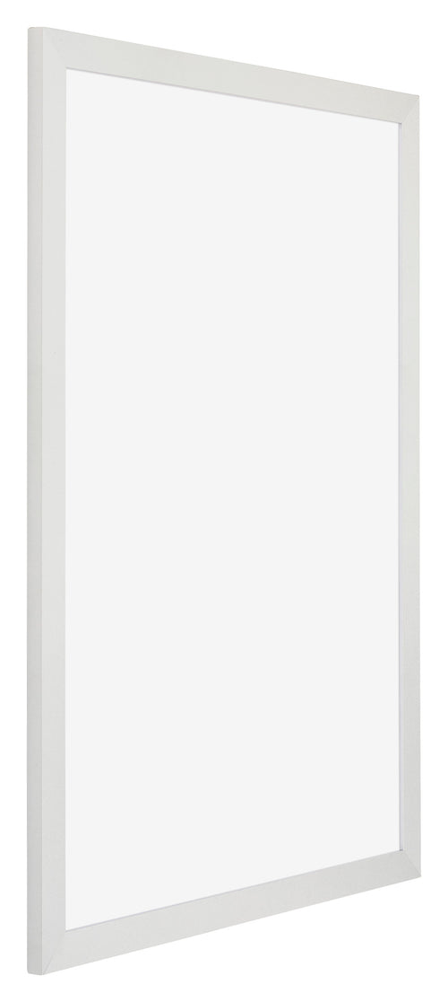 Mura MDF Cornice 21x30cm Bianco Opaco Davanti Obliquo | Yourdecoration.it