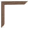 Mura MDF Cornice 21x30cm Noce Scuro Dettaglio Angolo | Yourdecoration.it