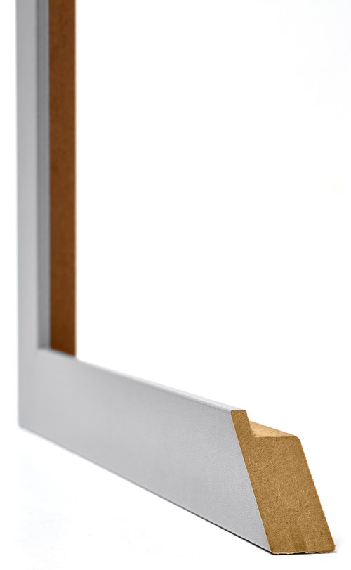 Mura MDF Cornice 24x30cm Argento Opaco Dettaglio Intersezione | Yourdecoration.it