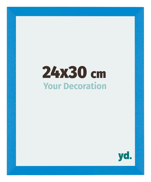 Mura MDF Cornice 24x30cm Blu Acceso Davanti Dimensione | Yourdecoration.it