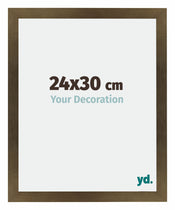 Mura MDF Cornice 24x30cm Bronzo Decorativo Davanti Dimensione | Yourdecoration.it