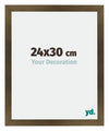 Mura MDF Cornice 24x30cm Bronzo Decorativo Davanti Dimensione | Yourdecoration.it