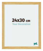 Mura MDF Cornice 24x30cm Pino Decorativo Davanti Dimensione | Yourdecoration.it