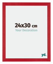 Mura MDF Cornice 24x30cm Rosso Davanti Dimensione | Yourdecoration.it