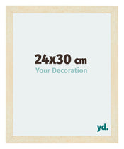 Mura MDF Cornice 24x30cm Sabbia Spazzato Davanti Dimensione | Yourdecoration.it