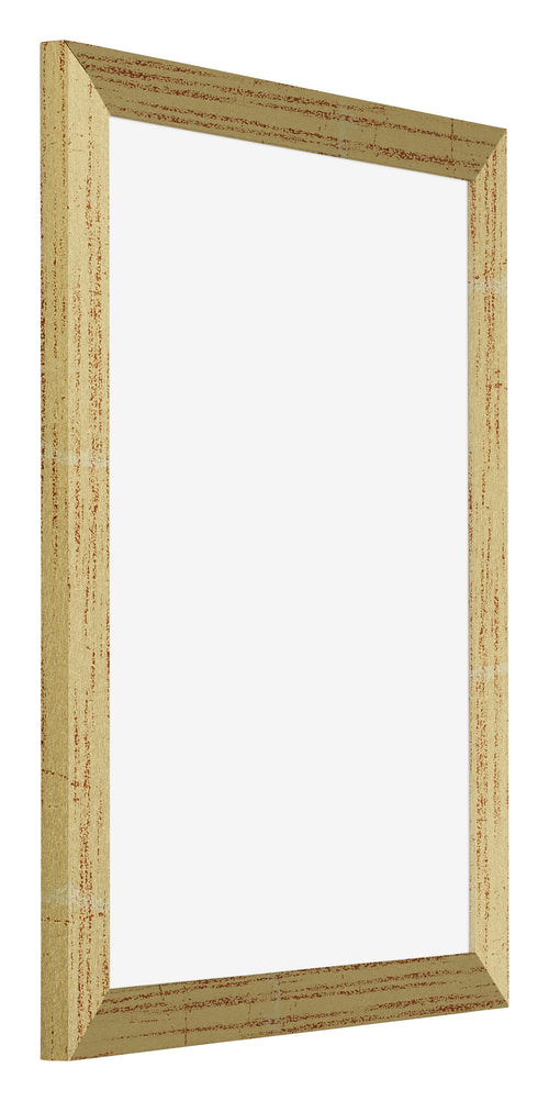 Mura MDF Cornice 24x32cm Oro Lucido Davanti Obliquo | Yourdecoration.it