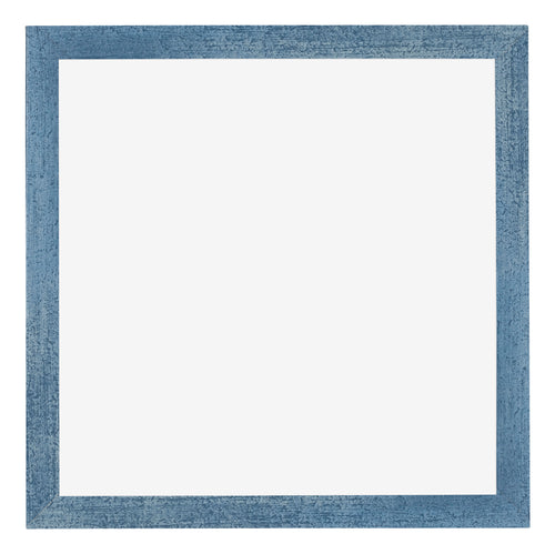 Mura MDF Cornice 25x25cm Blu Acceso Spazzato Davanti | Yourdecoration.it