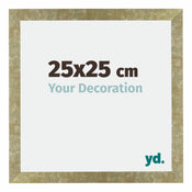 Mura MDF Cornice 25x25cm Oro Antico Davanti Dimensione | Yourdecoration.it