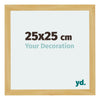Mura MDF Cornice 25x25cm Pino Decorativo Davanti Dimensione | Yourdecoration.it