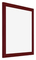 Mura MDF Cornice 25x25cm Vino Rosso Spazzato Davanti Obliquo | Yourdecoration.it