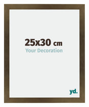 Mura MDF Cornice 25x30cm Bronzo Decorativo Davanti Dimensione | Yourdecoration.it