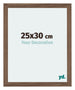 Mura MDF Cornice 25x30cm Noce Scuro Davanti Dimensione | Yourdecoration.it