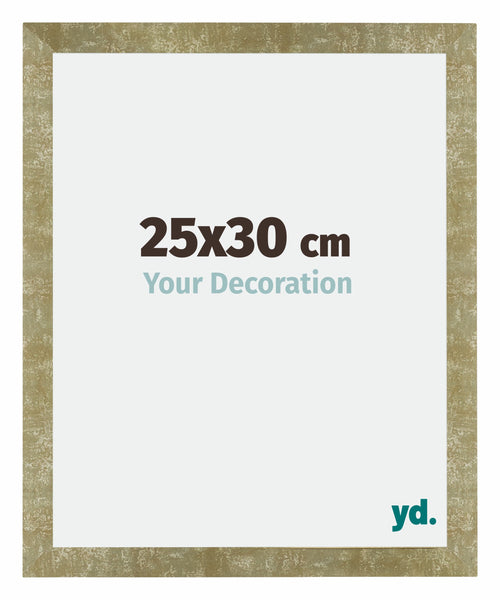 Mura MDF Cornice 25x30cm Oro Antico Davanti Dimensione | Yourdecoration.it