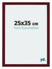 Mura MDF Cornice 25x35cm Vino Rosso Spazzato Davanti Dimensione | Yourdecoration.it