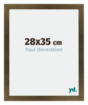 Mura MDF Cornice 28x35cm Bronzo Decorativo Davanti Dimensione | Yourdecoration.it