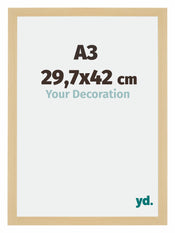 Mura MDF Cornice 29 7x42cm Acero Decorativo Dimensione | Yourdecoration.it