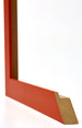 Mura MDF Cornice 29 7x42cm Arancione Dettaglio Intersezione | Yourdecoration.it