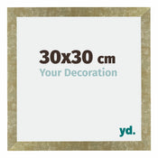 Mura MDF Cornice 30x30cm Oro Antico Davanti Dimensione | Yourdecoration.it