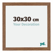 Mura MDF Cornice 30x30cm Rovere Rustico Davanti Dimensione | Yourdecoration.it