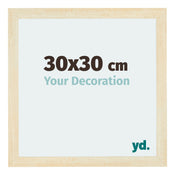 Mura MDF Cornice 30x30cm Sabbia Spazzato Davanti Dimensione | Yourdecoration.it