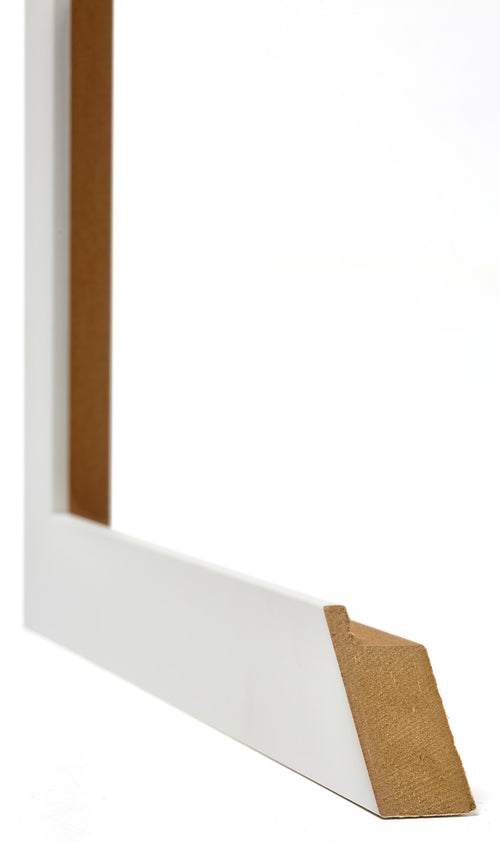 Mura MDF Cornice 30x42cm Bianco Opaco Dettaglio Intersezione | Yourdecoration.it