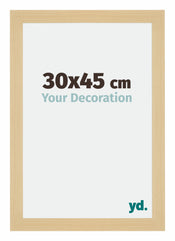 Mura MDF Cornice 30x45cm Acero Decorativo Davanti Dimensione | Yourdecoration.it